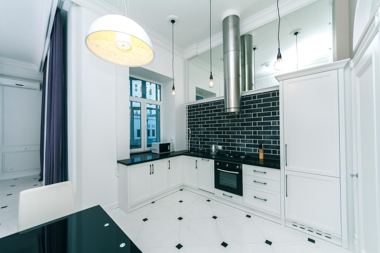 Vip Apartment Near Kreschatyk, 31А Pushkinska Street 키예프 외부 사진